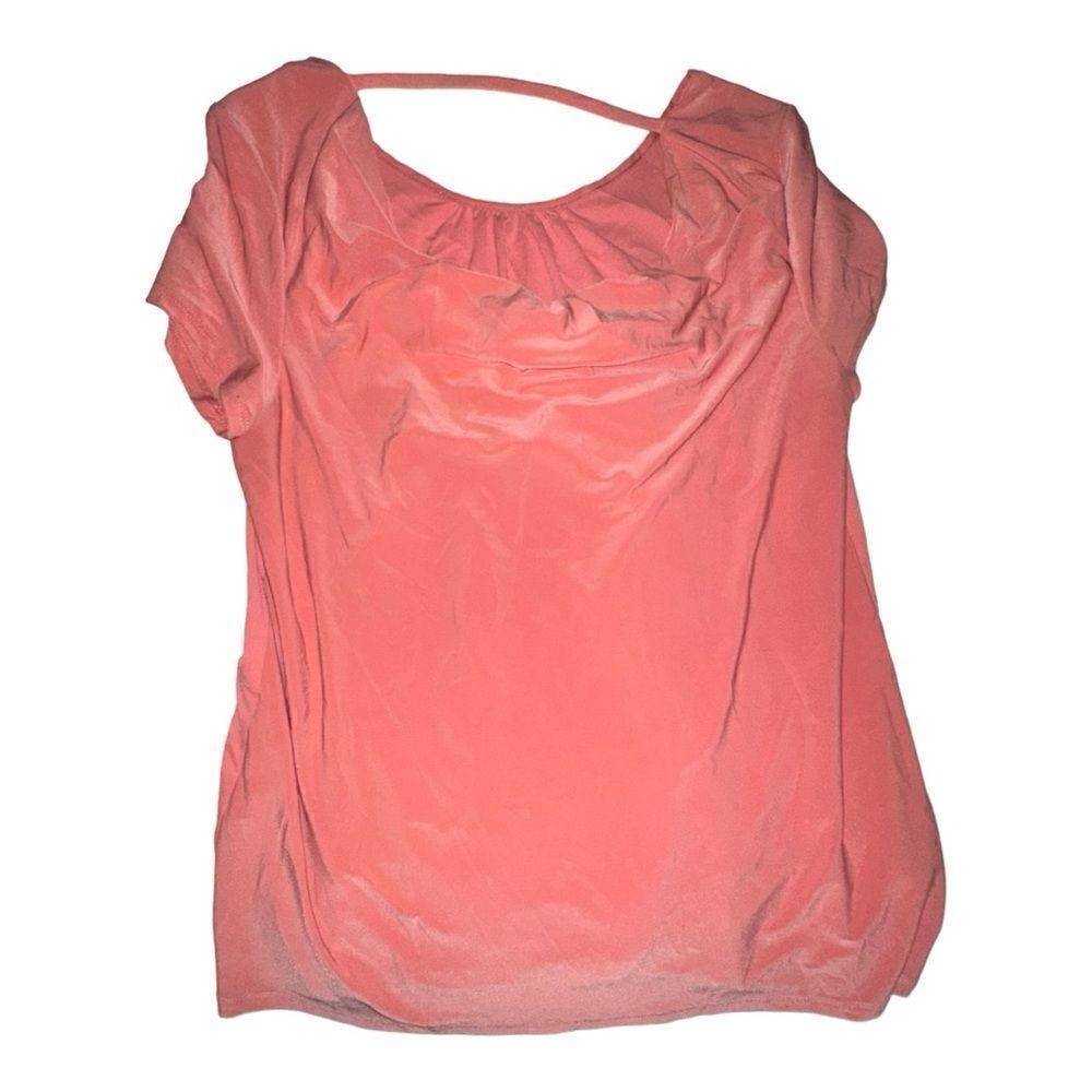 White House Black Market Coral Blouse